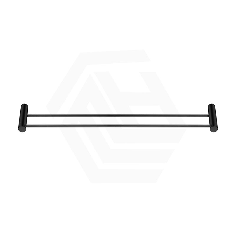 Aquaperla 600mm Round Double Towel Rail Stainless Steel In Various Colour