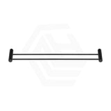 Aquaperla 600mm Round Double Towel Rail Stainless Steel In Various Colour