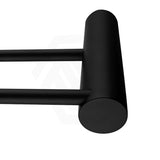 Aquaperla 600mm Round Double Towel Rail Stainless Steel In Various Colour