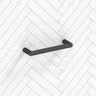 Aquaperla RUSHY 300mm Stainless Steel Single Towel Holder Wall Mounted Black/Chrome