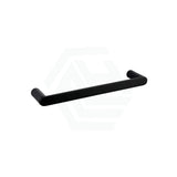 Aquaperla RUSHY 300mm Stainless Steel Single Towel Holder Wall Mounted Black/Chrome
