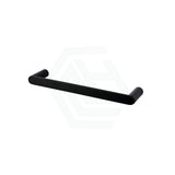 Aquaperla RUSHY 300mm Stainless Steel Single Towel Holder Wall Mounted Black/Chrome