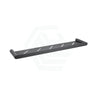 Aquaperla RUSHY Stainless Steel Towel Shelf Wall Mounted Chrome/Black