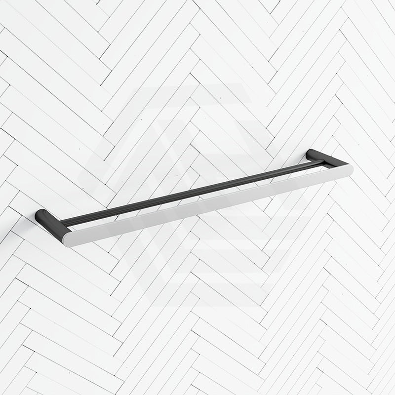 Aquaperla RUSHY 600/800mm Stainless Steel Double Towel Rail Variant Colour Available