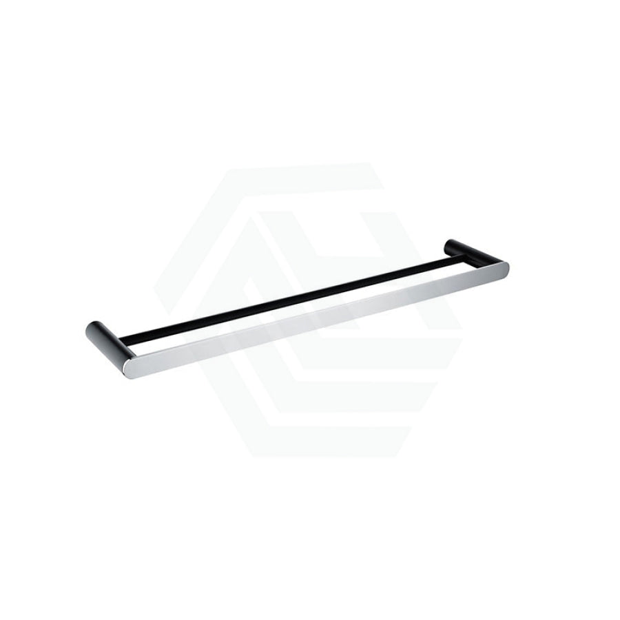 Aquaperla RUSHY 600/800mm Stainless Steel Double Towel Rail Variant Colour Available