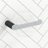 Norico Esperia 170Mm Chrome & Matt Black Toilet Paper Holder Stainless Steel 304 Wall Mounted