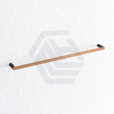 Norico Esperia Black & Rose Gold Single Towel Rail 800mm Stainless Steel 304 Wall Mounted Bathroom