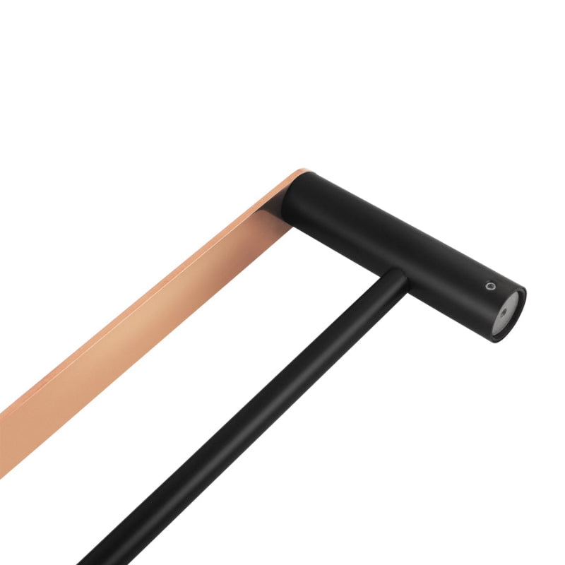 Esperia 800mm Black & Rose Gold Double Towel Rail Stainless Steel 304 Wall Mounted Rails