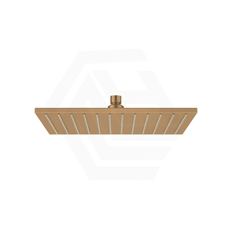 Aquaperla 10 inch 250mm Square Solid Brass Rainfall Shower Head Colours Available