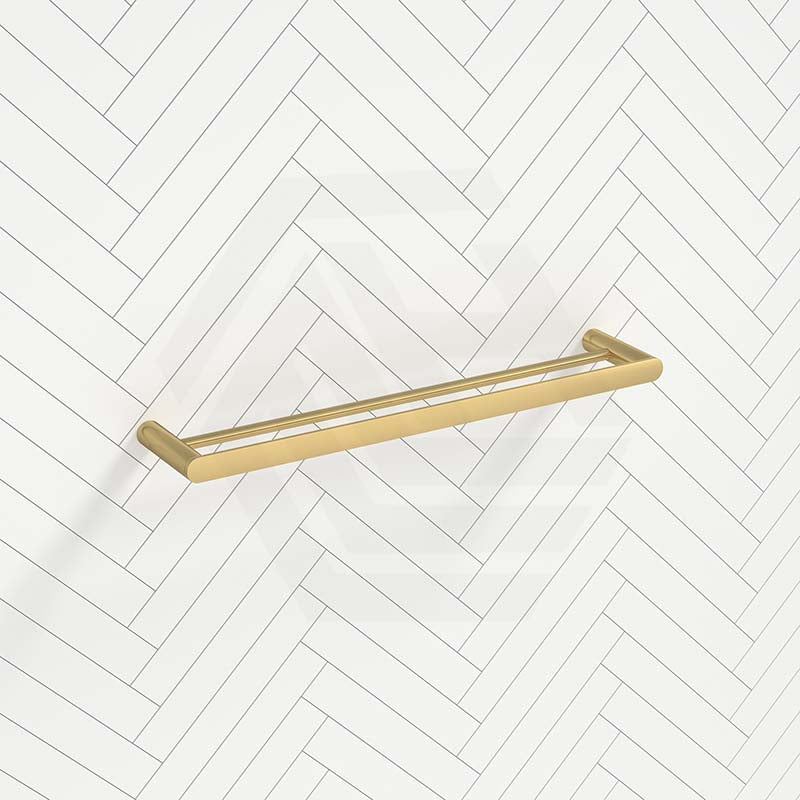Norico Esperia 600/800mm Round Double Towel Rail Brass Variant Colour Available