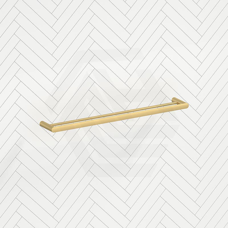 Norico Esperia 600/800mm Round Double Towel Rail Brass Variant Colour Available