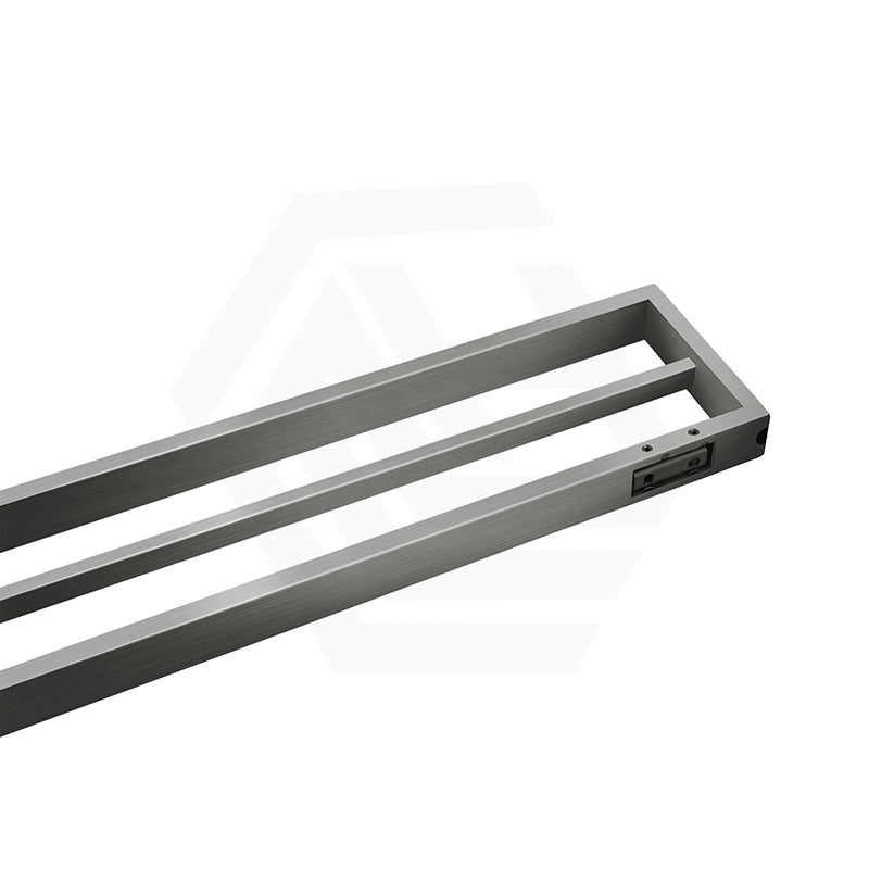Norico 600/800 Square Double Towel Rail Stainless Steel Variant Colour Available