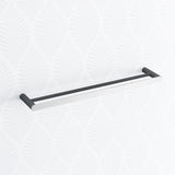 Norico Esperia Chrome & Matt Black Double Towel Rail 600/800mm Stainless Steel 304 Wall Mounted