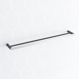 Norico Esperia Chrome & Matt Black Double Towel Rail 600/800mm Stainless Steel 304 Wall Mounted