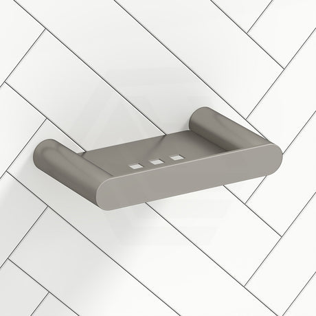 N#1(Nickel) Norico Esperia Brushed Nickel Soap Dish Holder Tray Stainless Steel Wall Mounted Holders