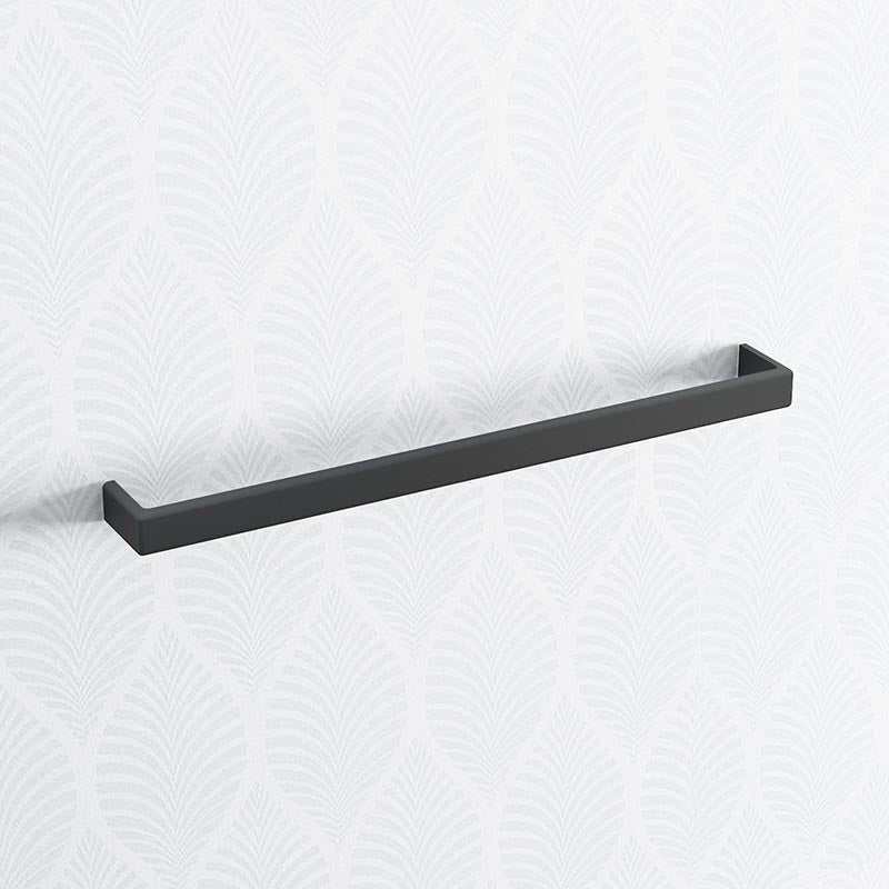 Norico Cavallo 600/800mm Square Matt Black Single Towel Rail Stainless Steel 304 Bathroom Products
