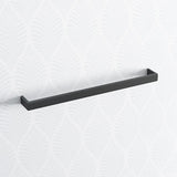 Norico Cavallo 600/800mm Square Matt Black Single Towel Rail Stainless Steel 304 Bathroom Products