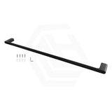 Norico Bellino 600/800mm Square Single Towel Rail Zinc Alloy Variant Colour Available