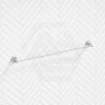 Norico Pentro 900mm Round Single Towel Rail Stainless Steel Cut to Size Variant Colour Available