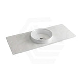 20/40/60mm Dolce Tree Stone Top Calacatta Quartz with Round Inset Basin 600-1800mm