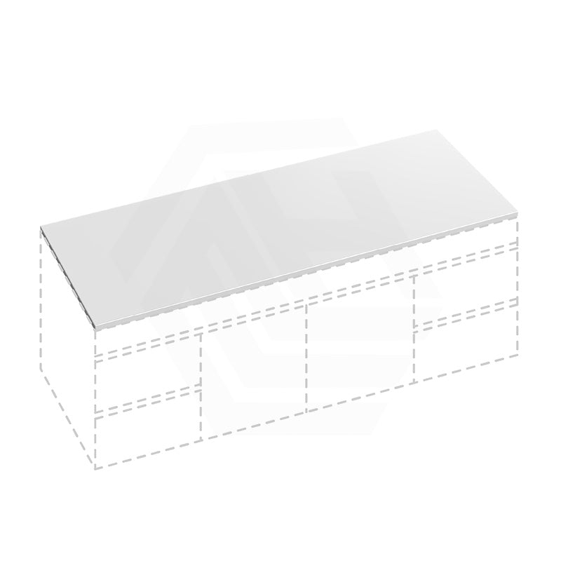 20mm/40mm/60mm Thick Gloss Silk White Stone Top for Above Counter Basins 450-1800mm