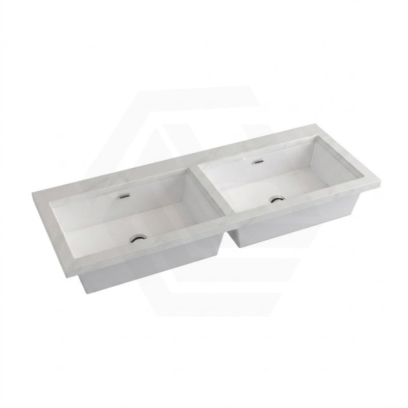 1800x460x40mm Dolce Tree Double Bowl Stone Top with Undermount Basin