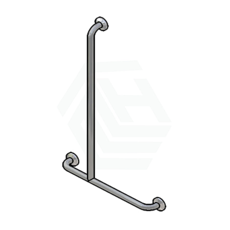 Assist Left Hand Shower Grab Rail 660X1100mm Ambulant Accessories Special Needs Stainless Steel 304