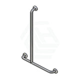 Assist Left Hand Shower Grab Rail 660X1100mm Ambulant Accessories Special Needs Stainless Steel 304