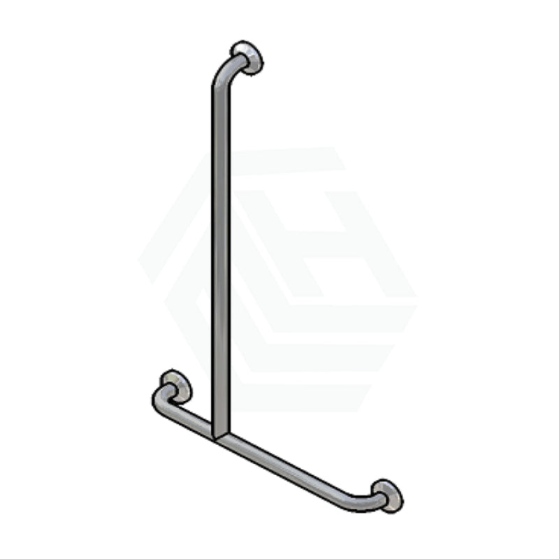Assist Left Hand Shower Grab Rail 660X1100Mm Ambulant Accessories Special Needs Stainless Steel 304