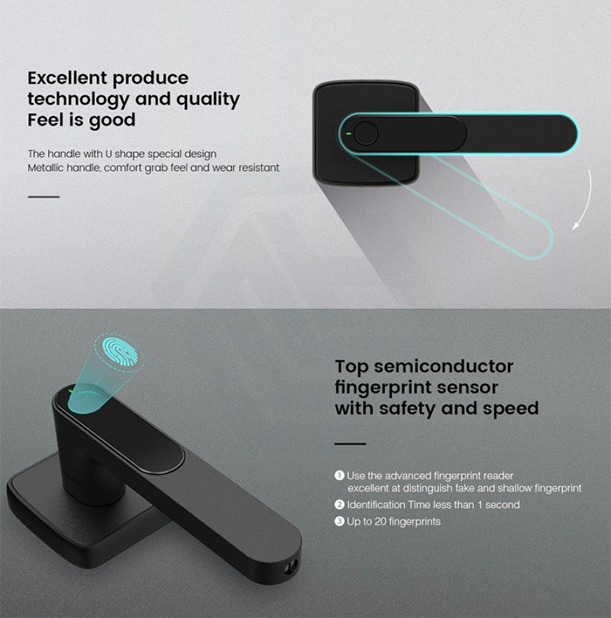 Orvibo Fingerprint Single Latch-Based Mini Smart Lever Lock