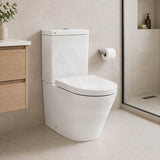 Azzurra WELS 6 Star Dual Flush Cal Back to Wall Toilet Suite with Drainwave 700x365x850mm - Gloss White