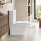 Azzurra WELS 6 Star Dual Flush Cal Back to Wall Toilet Suite with Drainwave 700x365x850mm - Gloss White