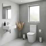 Azzurra WELS 6 Star Dual Flush Cal Back to Wall Toilet Suite with Drainwave 700x365x850mm - Gloss White