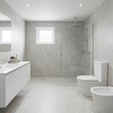 Azzurra WELS 6 Star Dual Flush Back to Wall Toilet Suite Ambulant Height with Drainwave 655x380x875mm - Gloss White