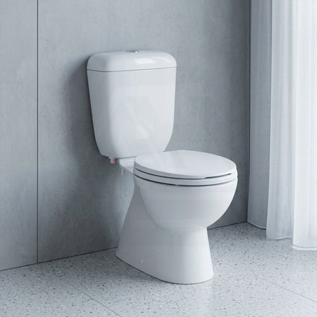 Azzurra WELS 6 Star Dual Flush Neo Close-Coupled Toilet Suite with Drainwave S-Trap Only 660x368x842mm - Gloss White
