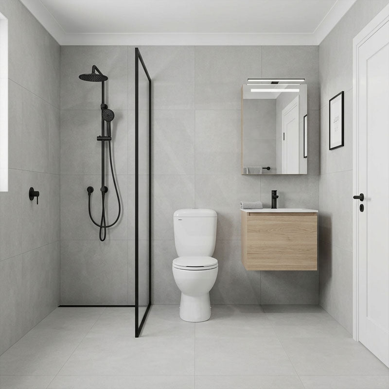 Azzurra WELS 6 Star Dual Flush Neo Close-Coupled Toilet Suite with Drainwave S-Trap Only 660x368x842mm - Gloss White