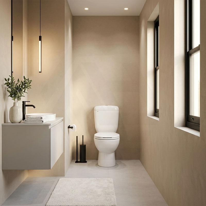 Azzurra WELS 6 Star Dual Flush Neo Close-Coupled Toilet Suite with Drainwave S-Trap Only 660x368x842mm - Gloss White