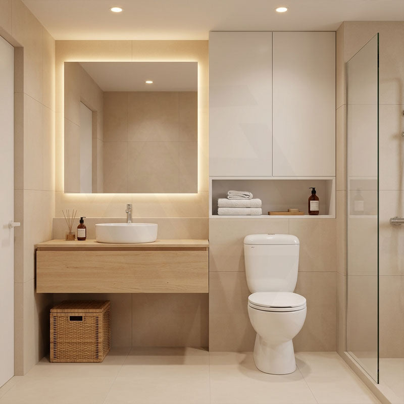 Azzurra WELS 6 Star Dual Flush Neo Close-Coupled Toilet Suite with Drainwave S-Trap Only 660x368x842mm - Gloss White