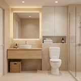 Azzurra WELS 6 Star Dual Flush Neo Close-Coupled Toilet Suite with Drainwave S-Trap Only 660x368x842mm - Gloss White
