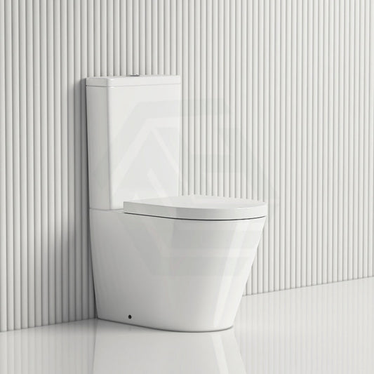 Azzurra Wels 6 Star Dual Flush 3/2L Wall Faced Cal Toilet Suite With Drainwave Box Rim Suites