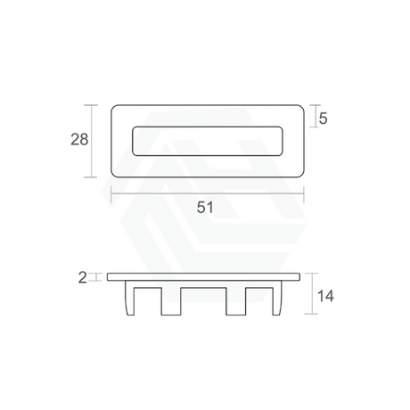 Basin Sink Square Overflow Ring Chrome Accessories