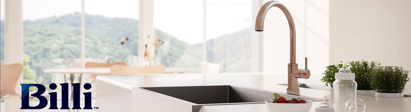 Billi filtered water tap installed in a modern kitchen