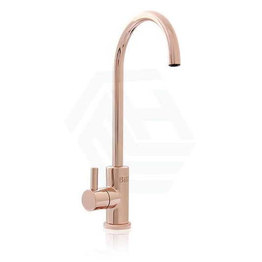 Billi Instant Filtered Water On Tap B1000 With Round Slimline Dispenser Rose Gold None Filter Taps