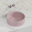 390X390X120Mm Round Above Counter Concrete Basin Barbie Pink Pop Up Waste Included Basins