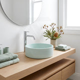 Round Above Counter Concrete Basin Pop Up Waste Included 390x390x120mm - Various Colour