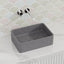 400X280X120Mm Rectangle Above Counter Concrete Basin French Grey Pop Up Waste Included Basins
