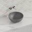 360X360X145Mm Round Above Counter Concrete Basin French Grey Pop Up Waste Included Basins