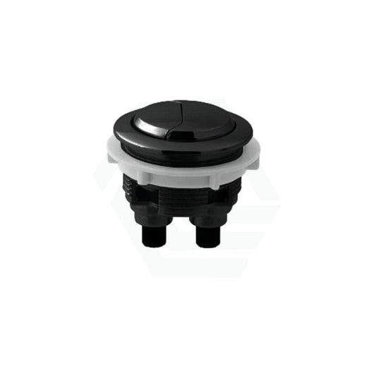 Toilet Water Tank Press Button Black Round Dual Flush