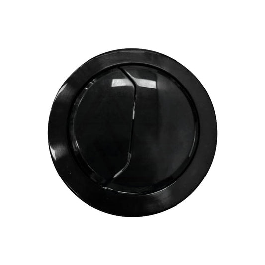 Black Round Dual Flush Toilet Water Tank Press Button For About 46Mm Cistern Lid Hole Toilets