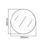 500/600/700/800mm Poseidon Bathroom Mirror Bevel Edge Round Wall Mounted